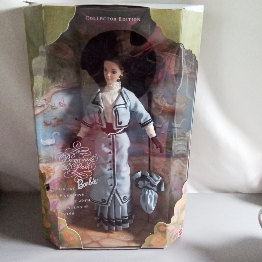 Promenade in the Park Barbie 1910s Great Fashions 20th Century 18139 NIB 1997